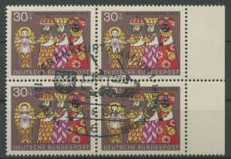 Bund 1972 Weihnachten Heilige Drei Könige 749 4er-Block Gestempelt (R19975) - Usados