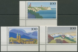 Bund 1993 Landschaften Rügen Harz Hohe Rhön 1684/86 Ecke 3 Postfrisch (E2151) - Neufs