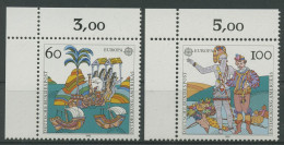 Bund 1992 Europa CEPT Entdeckung Amerikas 1608/09 Ecke 1 Postfrisch (E2000) - Unused Stamps