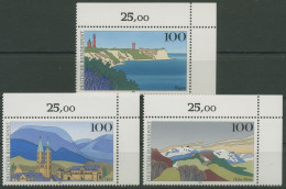 Bund 1993 Landschaften Rügen Harz Hohe Rhön 1684/86 Ecke 2 Postfrisch (E2150) - Unused Stamps