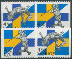 Schweden 1994 Leichtathletik Schweden-Finnland 1843/44 Dl/Dr Postfrisch - Neufs