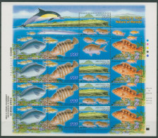 Korea (Süd) 2005 Fauna Von Marado Fische 2451/54 ZD-Bogen Postfrisch (SG40309) - Corea Del Sud