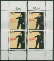 Bund 1993 Schauspieler Max Reinhardt 1703 Alle 4 Ecken Postfrisch (E2187) - Unused Stamps