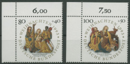 Bund 1993 Weihnachten Reliefs 1707/08 Ecke 1 Postfrisch (E2195) - Unused Stamps