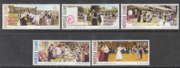 2006 Norfolk Island Bounty Anniversary Day JOINT ISSUE Pitcairn  Complete Set Of 5 MNH - Norfolk Island