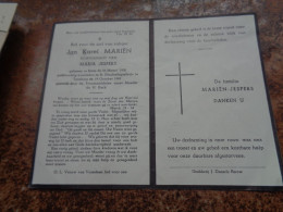 Doodsprentje/Bidprentje  Jan Karel MARIËN   Retie 1900-1949 Turnhout  (Echtg Maria JESPERS) - Autres & Non Classés