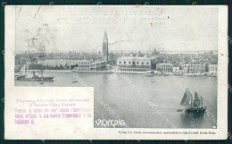 Venezia Città Telegramma Prima Società Cartoline Postali Cartolina RT7151 - Venezia (Venice)