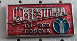 Locomotive Train Railway CD Tozd Dobova Slovenia Ex Yugoslavia Pin - Transportation