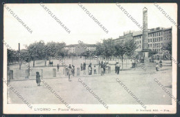 Livorno Città Piazza Mazzini Cartolina ZG1465 - Livorno