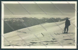 Bolzano Vipiteno Nevicata Sci Foto Cartolina ZT9502 - Bolzano (Bozen)