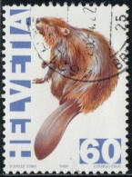 Suisse 1995 Yv. N°1472 - Castor - Oblitéré - Used Stamps