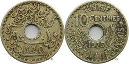 Tunisie - Protectorat Français - Habib Bey - 10 Centimes 1926-AH1345 - TTB/XF45 - Mon4443 - Tunesië