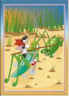 Card Czech Republic Ferdy, The Ant 2021 Riding The Grasshopper - Fiabe, Racconti Popolari & Leggende