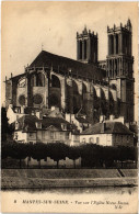 CPA Mantes Vue Sur L'Eglise Notre Dame (1401950) - Mantes La Jolie