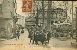 CPA*81* MAZAMET- Place Du Marché* Phototypie Poux N° 965** 2 Scan - Mazamet