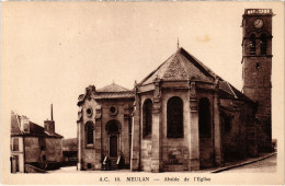 CPA Meulan Abside De L'Eglise (1402439) - Meulan