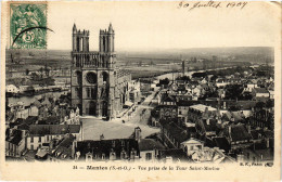 CPA Mantes Vue Prise De La Tour St Maclou (1401995) - Mantes La Jolie