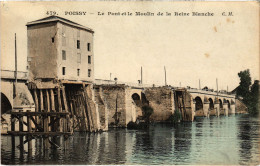CPA Poissy Le Pont Et Le Moulin De La Reine Blanche (1402461) - Poissy