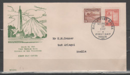 Filippine 1947 - Vulcano Fdc - Filippine