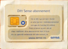 Sense Gsm Original Pochette Chip Sim Card - Lots - Collections