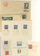 86./ Karp.Ukraine/Cz 1939, Group Of Special Cancellations, Overprint Jasiňa - Cartas & Documentos