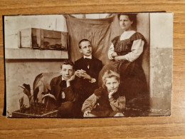 19200.  Fotografia Cartolina D'epoca Viaggiata Gruppo Famiglia Ragazzi Da Milano Per Mollbrucke 1909  - 14x8, 5 - Personnes Anonymes