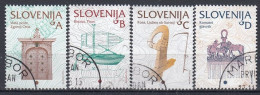 SLOVENIA 443-446,used,hinged - Slovénie