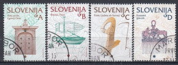 SLOVENIA 443-446,used,hinged - Eslovenia