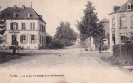 BELGIQUE - ATHUS - La Route D'Aubange & La Gendarmerie - - Aubange