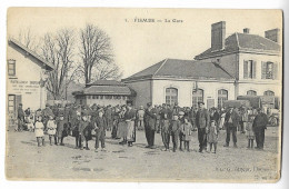 Delcampe - CPA 51 FISMES La Gare - Fismes