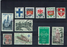 FRANCE - 1958 à 1960 Y&T N° 1165 - 1180 - 1183 à1186 - 1192 - 1216 - 1218 - 1228 - 1238 (0115) - Used Stamps