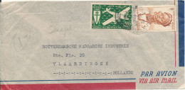 A.O.F. Air Mail Cover Sent To Netherlands - Cartas & Documentos
