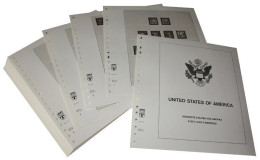 Lindner-T USA Frei-,Gedenk-und Luftpostmarken 1999-2002 Vordrucke 512-99 Neuware ( - Pre-printed Pages