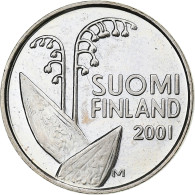 Finlande, 10 Pennia, 2001, Cupro-nickel, SPL, KM:65 - Finnland