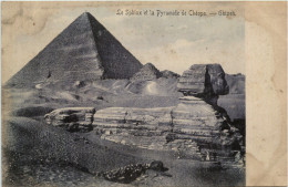 Ghizeh - Le Sphinx - Pyramides