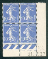 Lot 3938 France Coin Daté N°279 Semeuse (**) - 1930-1939