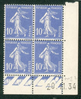 Lot 3868 France Coin Daté N°279 Semeuse (**) - 1930-1939