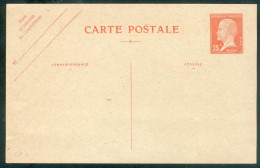 Lot 893 : France Entier 75c Pasteur Rouge CP1 - Standard Postcards & Stamped On Demand (before 1995)