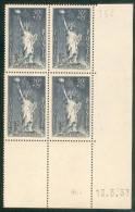 Lot 491 France Coin Daté N° 352 Du 13/5/1937 (**) - 1930-1939
