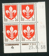 Lot C328 France Coin Daté Blason N°1186 (**) - 1950-1959