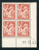 Lot A992 France Coin Daté Iris N°652 (**) - 1940-1949