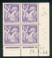 Lot A949 France Coin Daté Iris N°651 (**) - 1940-1949