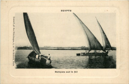 Egypt - Barques Sur Le Nil - Personnes