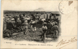 Casablanca - Debarquement Des Chasseurs D Afrique - Casablanca