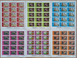 Comoros 1976 Mi. 275A-280A Mail Fresh 100% Airmail Olympic Games, Sport 15set Used - Zomer 1976: Montreal
