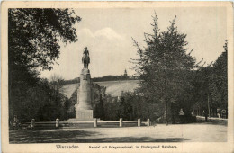 Wiesbaden, Nerotal Mit Kriegerdenkmal, Im Hintergrund Neroberg - Wiesbaden