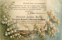 München, Heinrich Jordan,Berlin, Erste Grösste Weisswarenfabrik - München