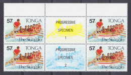 1991 Tonga 1188VB+Tab Su'aalo Rowing Regatta (SPECIMEN) 12,00 € - Barche