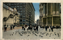 Philadelphia - Feeding The Pigeons - Philadelphia