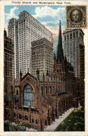 New York City - Trinity Church And Skyscrapers - Other & Unclassified